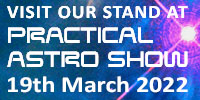 Visit our stand at Practical Astronomy Show 2022